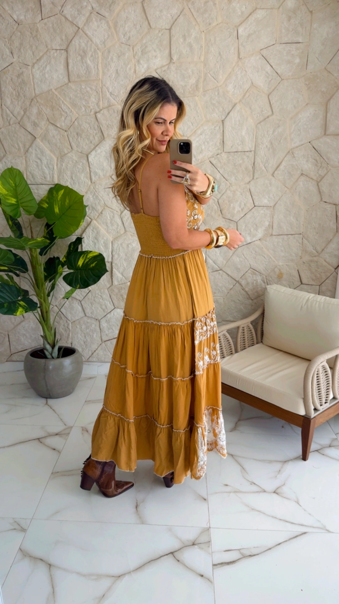 vestido boho chic azul vestido boho chic azul