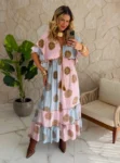 vestido boho chic larissa amarelo