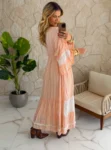 vestido boho chic luisa salmão