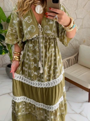 vestido boho chic rosa vestido boho chic rosa