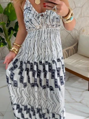 vestido boho chic karen verde vestido boho chic karen verde