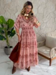 vestido boho chic nadir rose