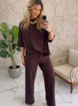 conjunto aurora marrom