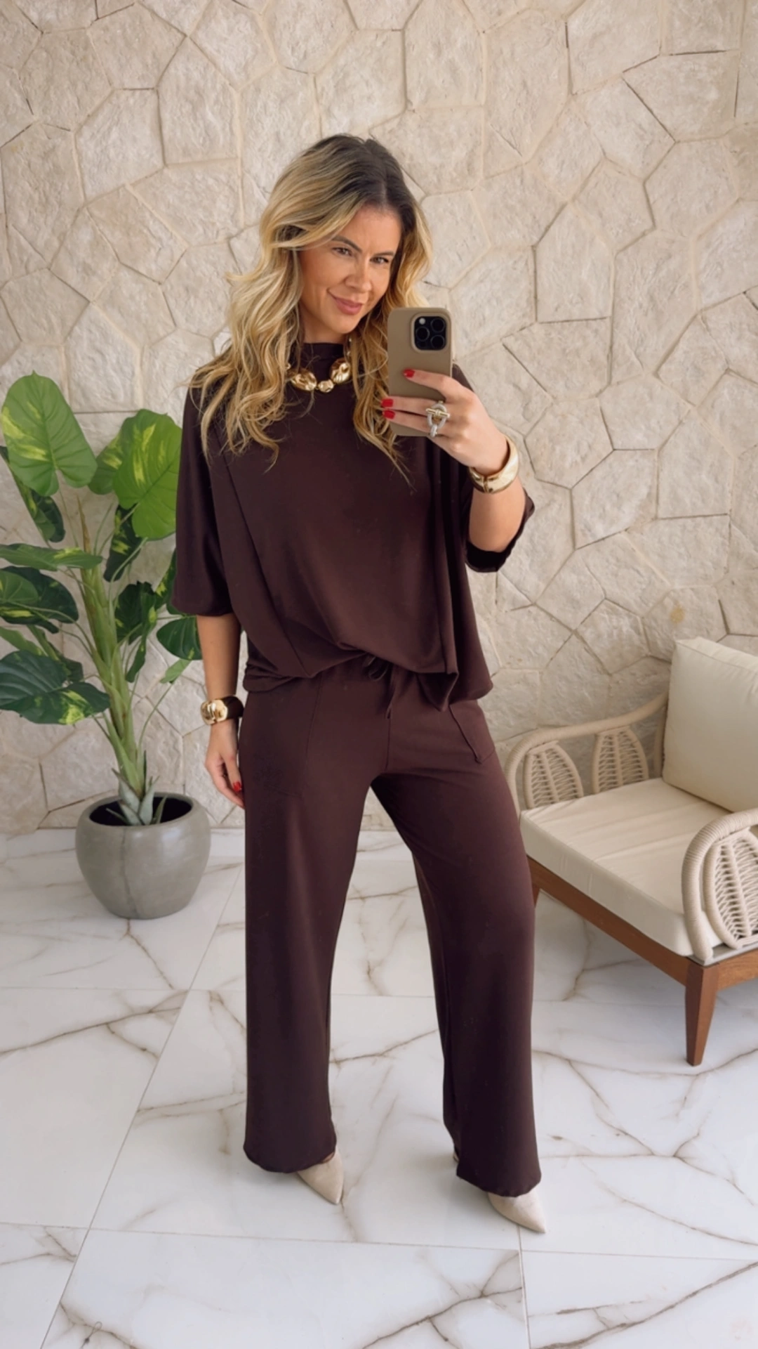 conjunto aurora marrom conjunto aurora marrom