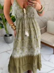 vestido boho chic caramelo