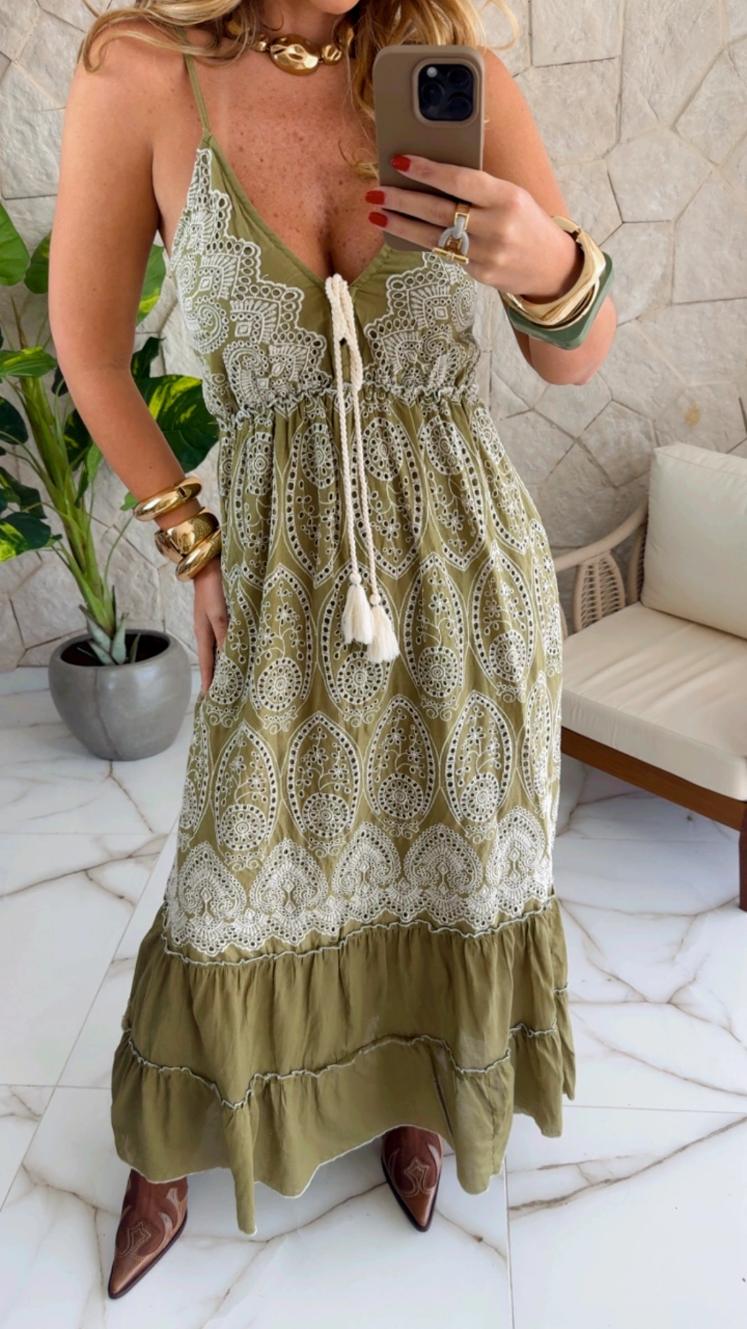 vestido boho chic caramelo vestido boho chic caramelo