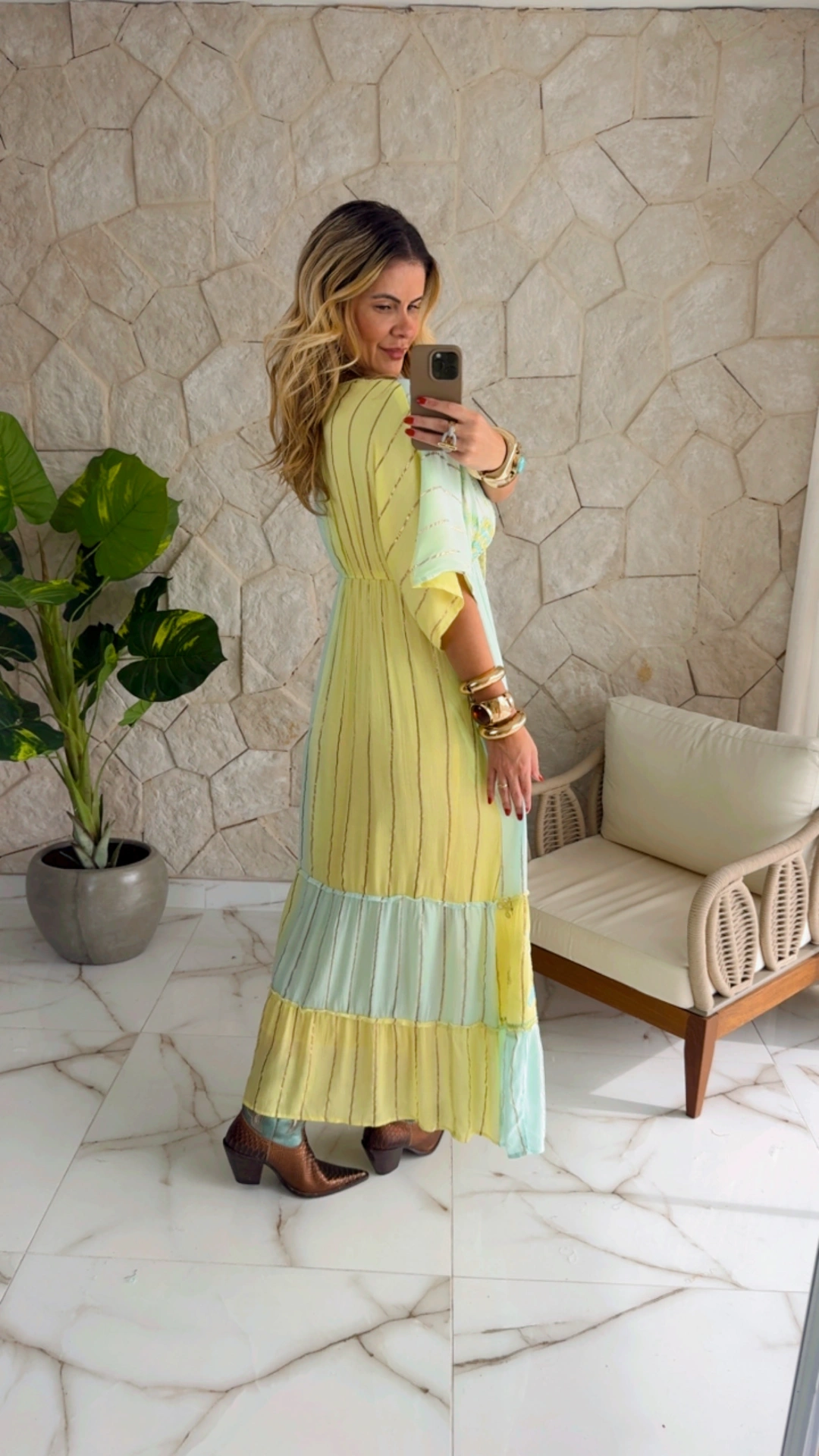 vestido boho chic flora amarelo vestido boho chic flora amarelo