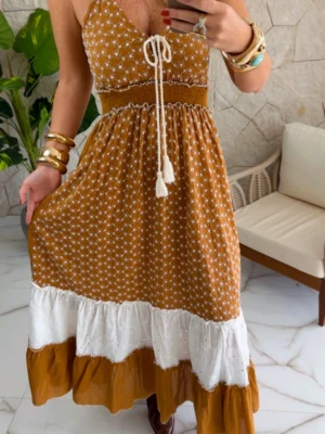 vestido boho chic verde vestido boho chic verde