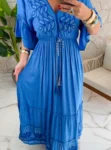 vestido boho chic lilian verde