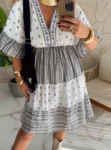 vestido boho chic maisa verde