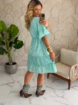 vestido boho chic cintia verde