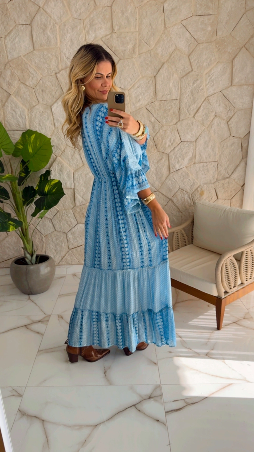 vestido boho chic heloisa azul vestido boho chic heloisa azul