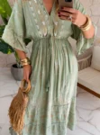 vestido boho chic vivian amarelo