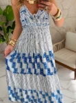 vestido boho chic karen verde