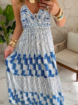 vestido boho chic karen verde vestido boho chic karen verde