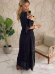 vestido boho chic lilian verde