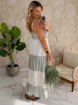 vestido boho chic deise verde