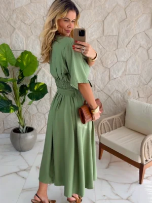 vestido longo verde vestido longo verde