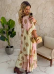 vestido boho chic larissa amarelo