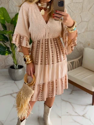vestido boho chic ane rose vestido boho chic ane rose