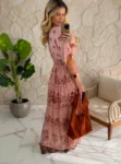 vestido boho chic nadir rose