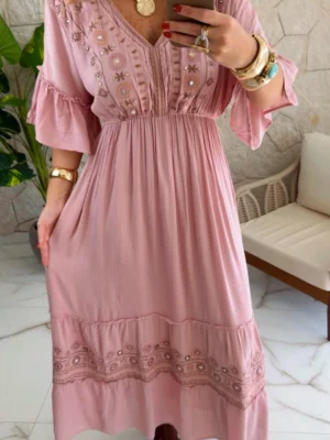 vestido boho chic lilian rose