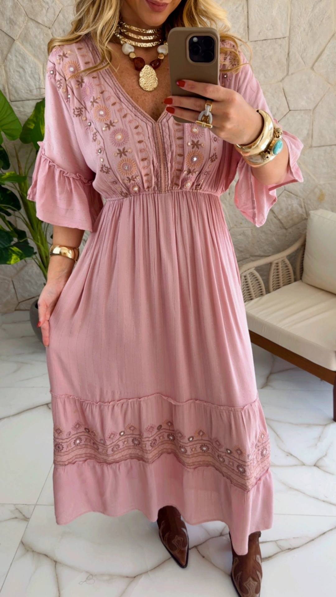 vestido boho chic lilian rose vestido boho chic lilian rose