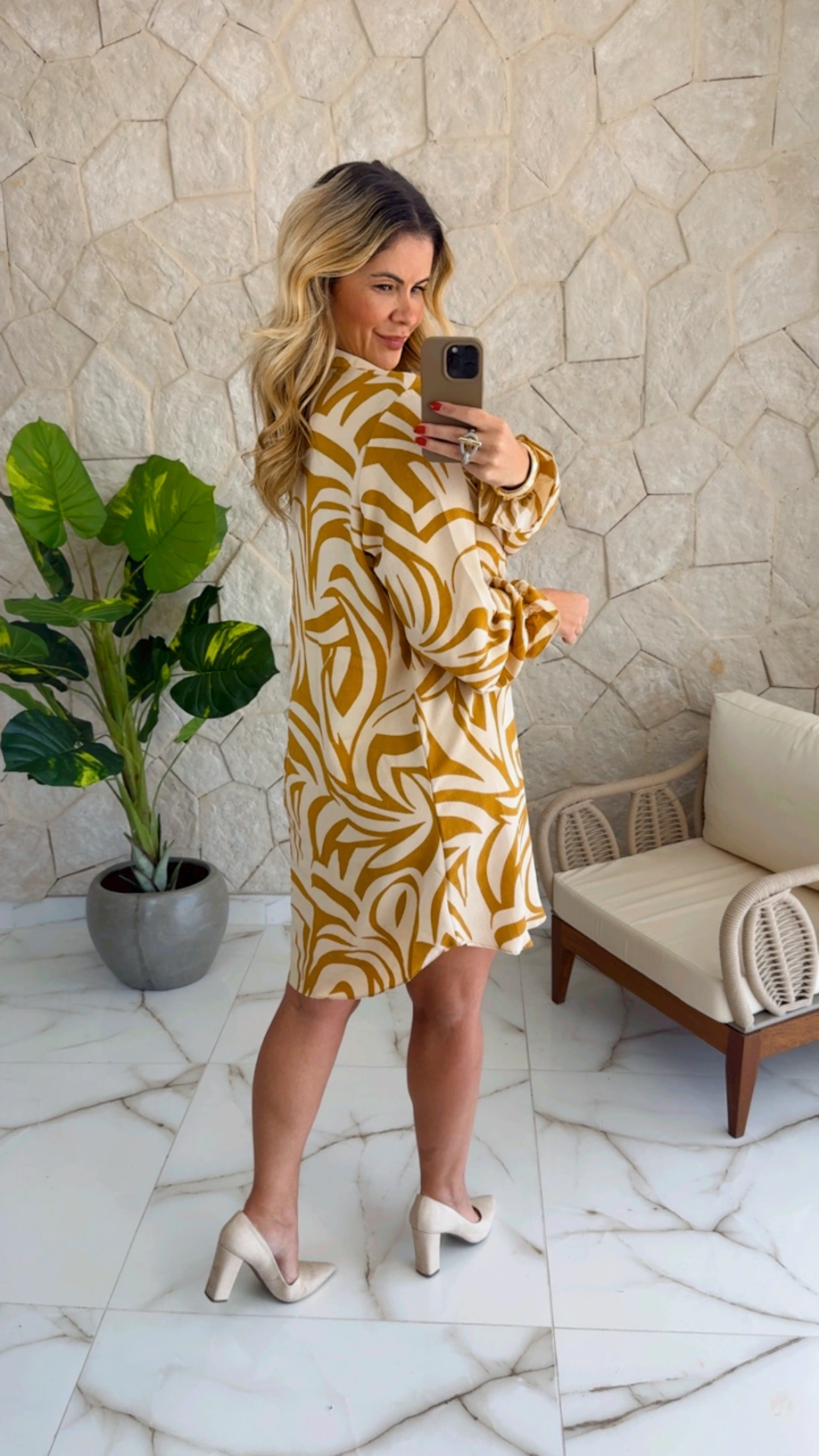 vestido estampado amarelo vestido estampado amarelo