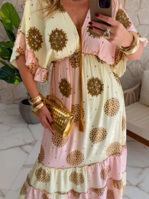 vestido boho chic larissa amarelo vestido boho chic larissa amarelo