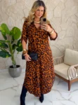 vestido longo verde