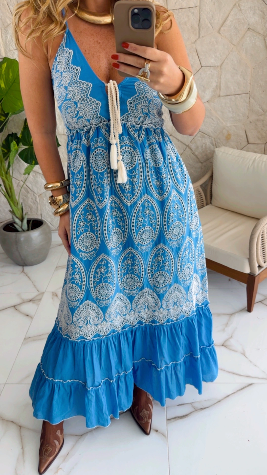 vestido boho chic caramelo vestido boho chic caramelo