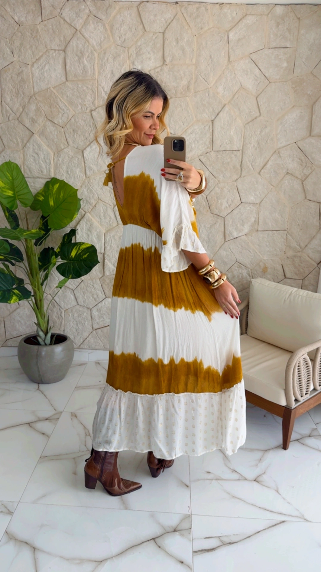 vestido boho chic tie dye vestido boho chic tie dye