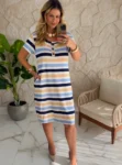 vestido ivete azul