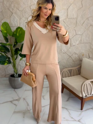 conjunto maitê bege
