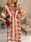vestido boho chic nicole azul