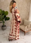 vestido boho chic nicole azul