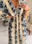 vestido boho chic nicole azul