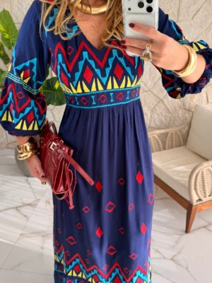 vestido boho chic helen marinho