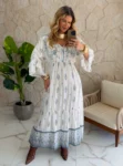 vestido boho chic agata branco